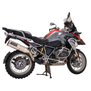 BMW R1200GS Performance Exhaust - Vance and Hines - Adventure Hi-Output 500 Slip-On, Stepped 5-inch Muffler, 304 Stainless Steel, CNC Billet End Cap, SAE J2825, 50-State Emissions Compliant - `13-`18 BMW R1200GS Performance Exhaust - Vance and Hines - Adventure Hi-Output 500 Slip-On, Stepped 5-inch Muffler, 304 Stainless Steel, CNC Billet End Cap, SAE J2825, 50-State Emissions Compliant - `13-`18